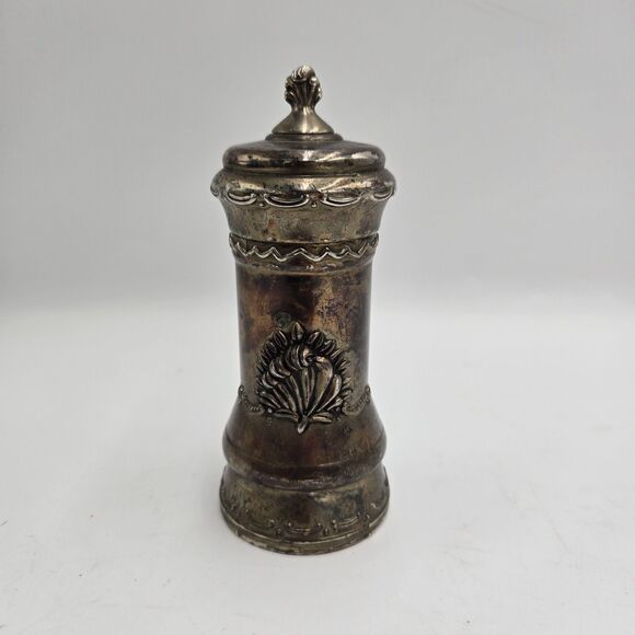 Vintage Century Baroque Silver Plated 5.25" Pepper Grinder Godinger Mill 5 GSA - Picture 4 of 6